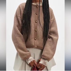 Free People Caribou Sherpa Cardigan